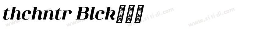 Athachantr Black字体转换